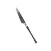 Belle Silver Black Dessert Knife Cutlery Set