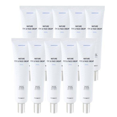 [FoodaHolic] (10ea) FoodaHolic Nature Snail Eye & Face Eye Cream 40ml_631373