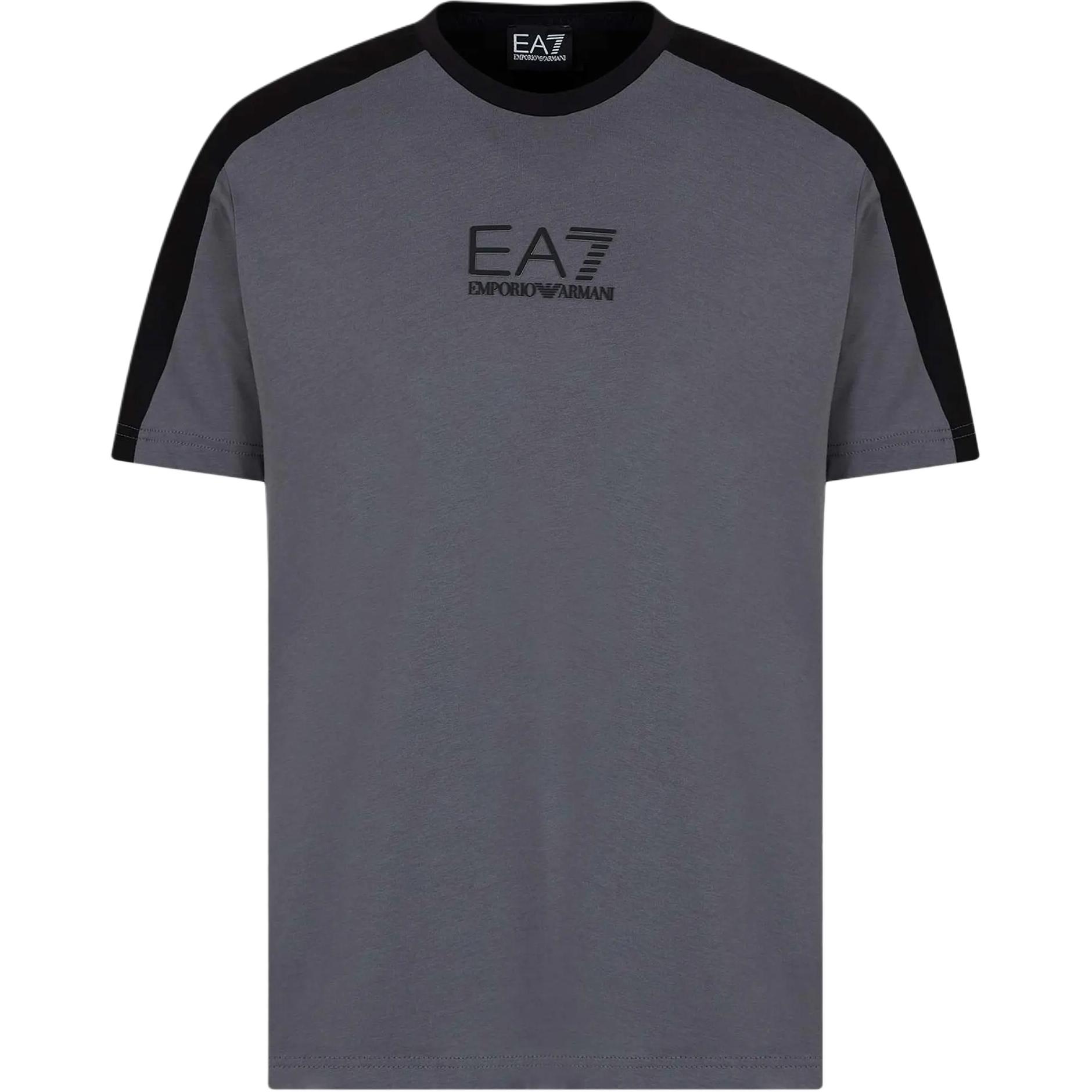 Emporio Armani EA7 Color Block Cotton Crew Neck T-Shirt Men tops 6RPT15-PJ02Z-1977 XXL 6690₽