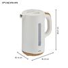 Doshisha Electric Kettle (EKX-121 NWD) with 2L Capacity, Spill Prevention, Boil-Dry Prevention, and Automatic Power-Off Functions