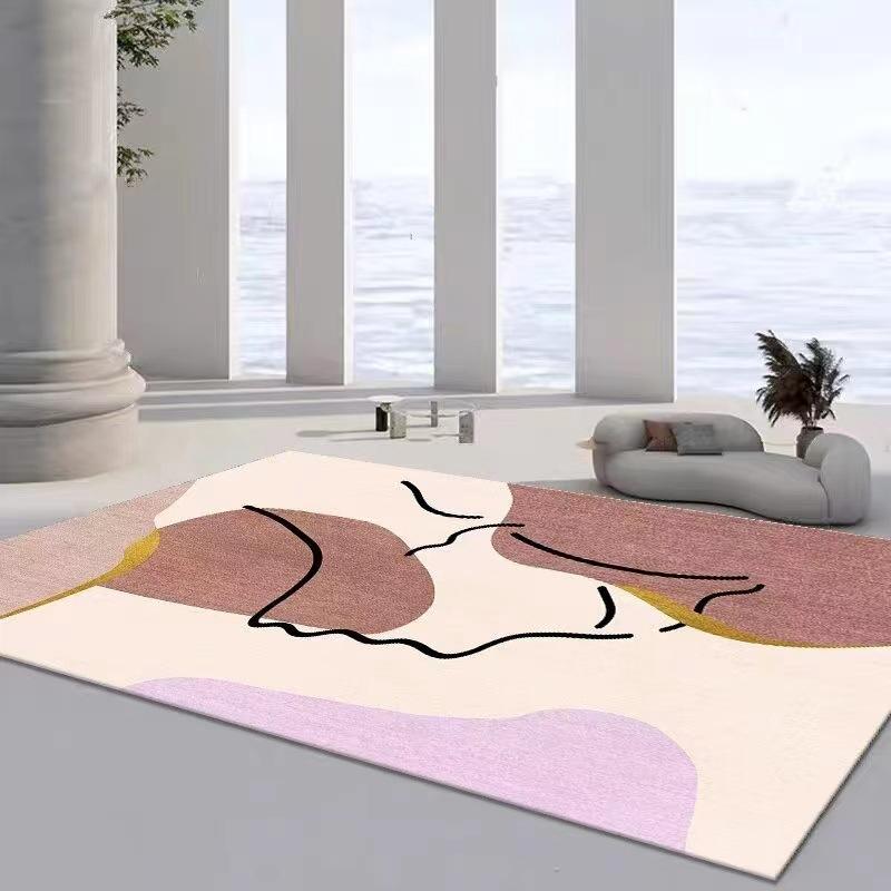 Supply Crystal Velvet Carpet, Living Room Sand And Coffee Table Carpet, Light Luxury Household Large Area Full Floor Mat