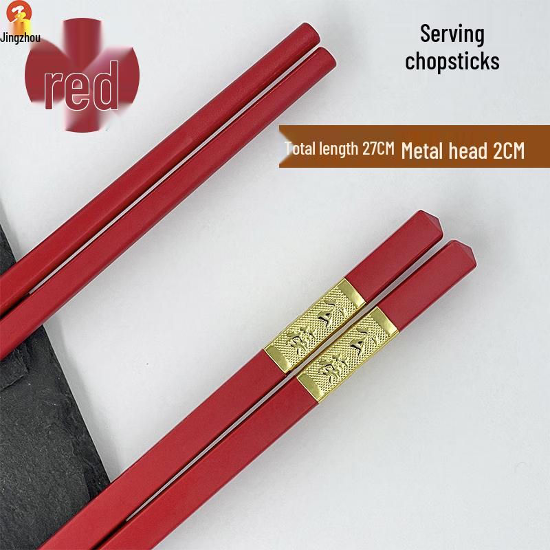 Jingzhou Commercial Alloy Serving Chopsticks