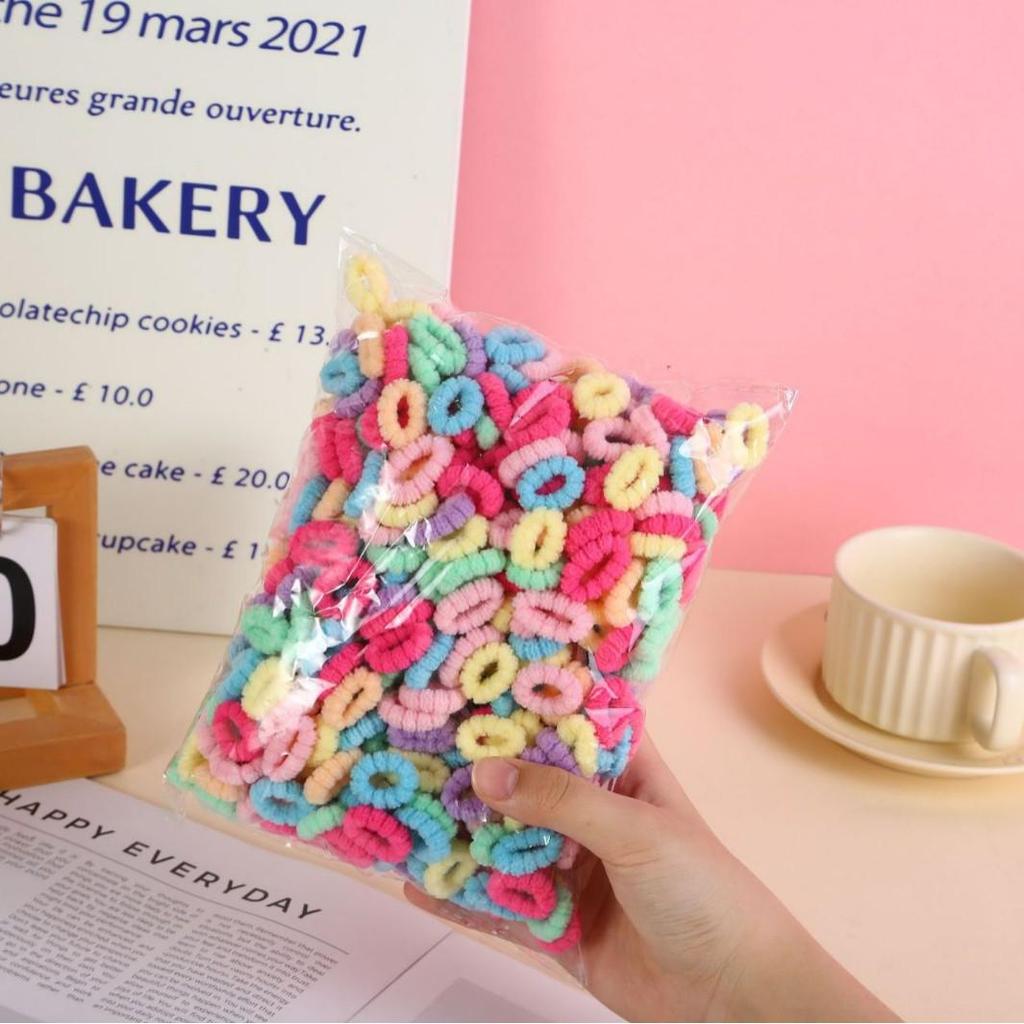 Kids' No-Damage Hair Ties: Elastic, Cute & Durable for Babies & Girls