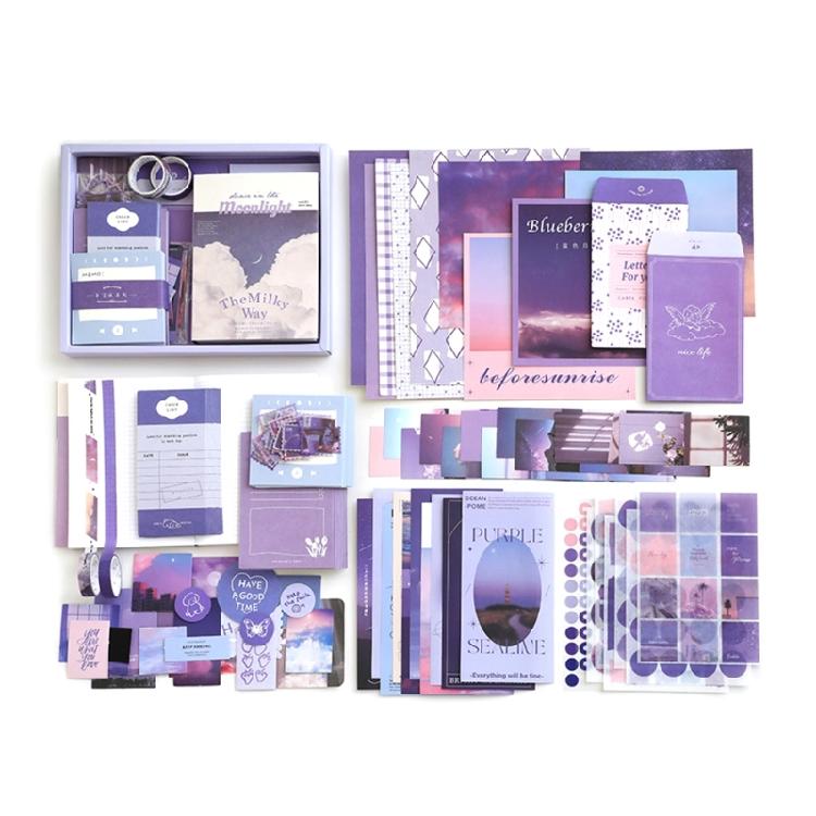 

Scrapbooking Collage Junk Journal Decoration Gift Box Tape Sticker Journaling Kits Paper Frame Scrapbooking Supplies
