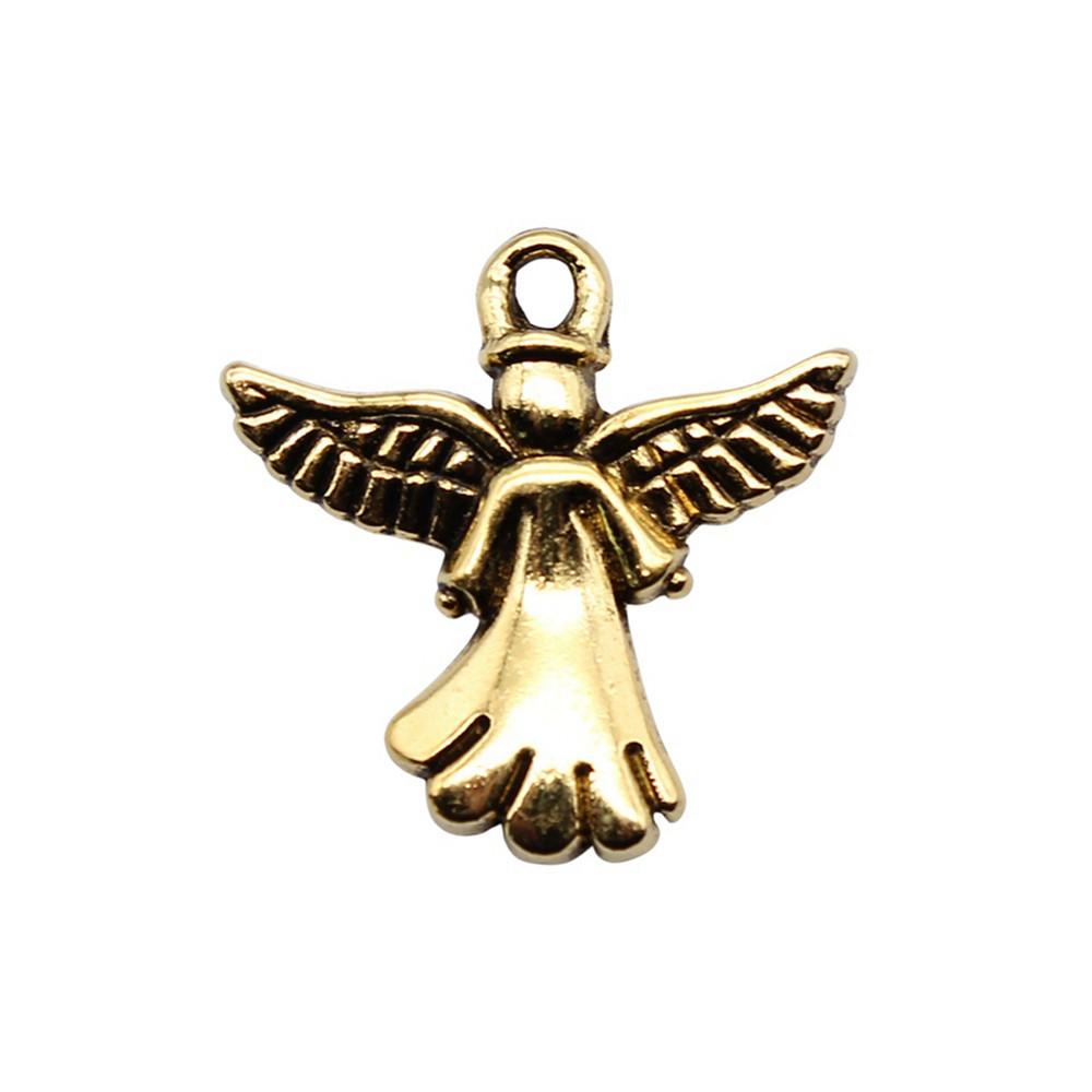 Angel Charms Alloy Fairy Pendants For Religious Holiday Jewelry Making