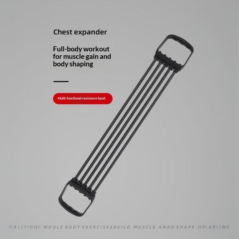 Brustexpander Widerstands-Zugseil Abnehmbares Spannband Tragbarer Handgriff Fitness-Trainer Für Heim-Fitnessstudio Schulter-Arm-Training