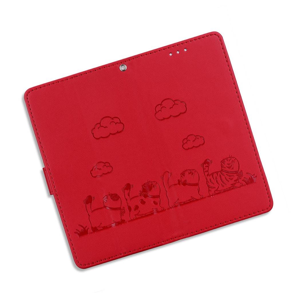 Etui dla Motorola Moto G05 4G/E15 4G z blokadą RFID, wzór kotka, TPU+skóra PU, pokrowiec na telefon