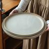 Teller Haushalt Retro Stil Essteller Keramikteller Geschirr Premium Pastateller Restaurant Kommerzielles Catering Runder Teller