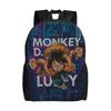 Back To School Season Snack Storage Luffy (31) Bookbag One Piece Couple Backpack