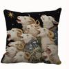 Exquisite Goat Printed Cushion Pillow CaseCovers Fantasy Inspired Sofa Home Room Decor