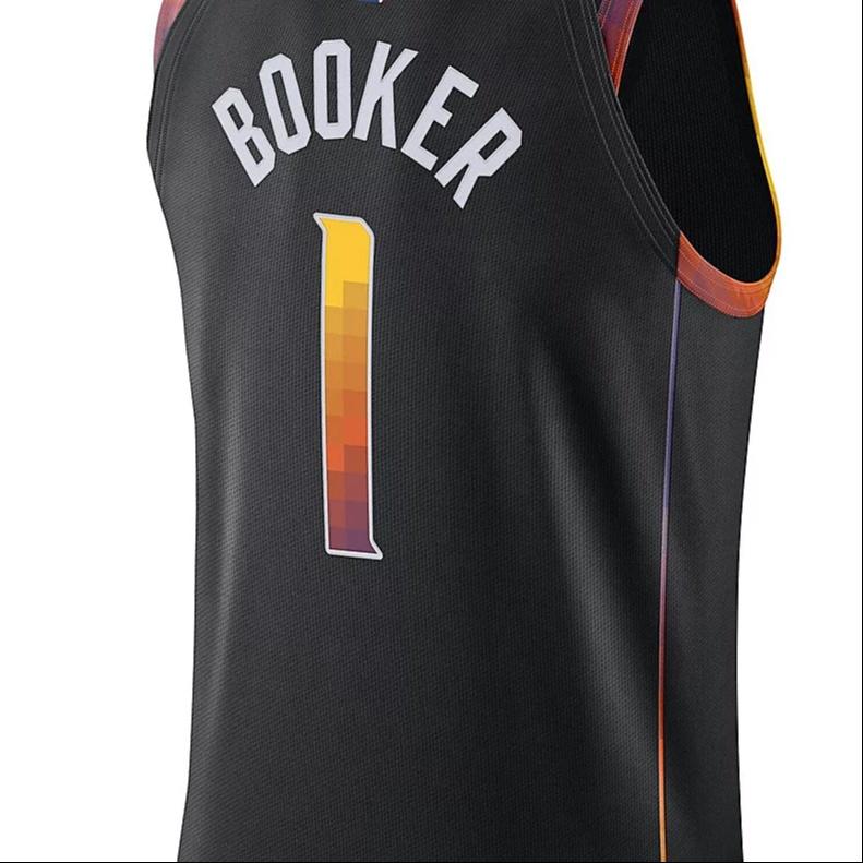 Męska koszulka Swingman Air Jordan Dri-FIT x NBA Phoenix Suns Edycja Statement 'Devin Booker' DQ0156-010