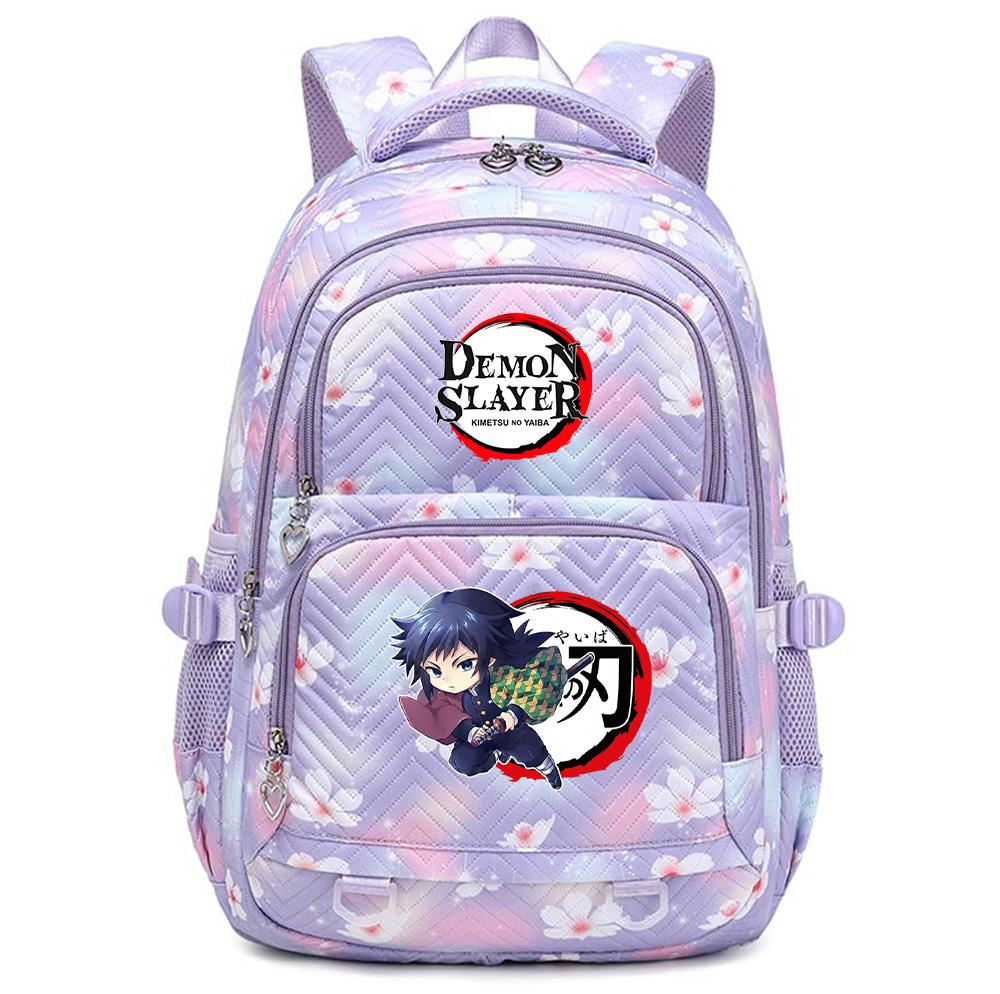 Anime Demon Slayer Printed Backpack Schoolbag Student Teenager Bookbag for Boy Girl Backpack Large Capacity Waterproof Travel Bag Mochila Rucksack