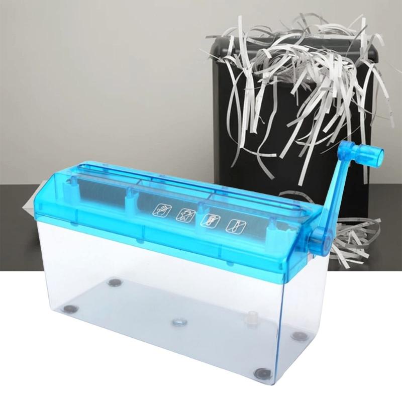 Mini Hand Shredder Portable Hand Shredder Paper Shredder Manual Paper Shredder Mini Paper Cutting Machine Office