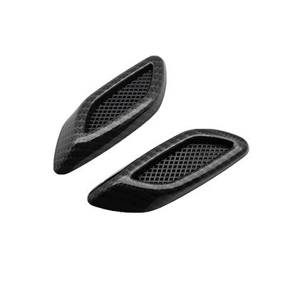 2pcs Car Air Intake Bonnet Hoods Side Vent Tuning Auto Automobile Door Decoration Popular Sticker Decorative Cover