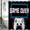 Cool Gamer Shower Curtain, Bathroom Decorative Shower Curtain Shower Curtain with Hooks Waterproof Shower Curtains