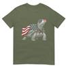 Eastern Box Turtle 4th Of July Us American Flag Patriotic Tshirt