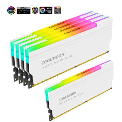 CR-D134S 5V-3PIN ARGB RAM Heatsink Heat Spreader Cooler Memory Cooling Vest with Thermal Silicone for Desktop Computer PC Memory