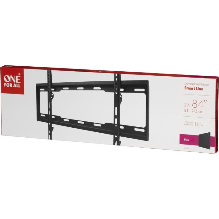 ONE FOR ALL WM2611 Support TV mural fixe 32-90 (81 a 229cm) - Poids max : 100kg