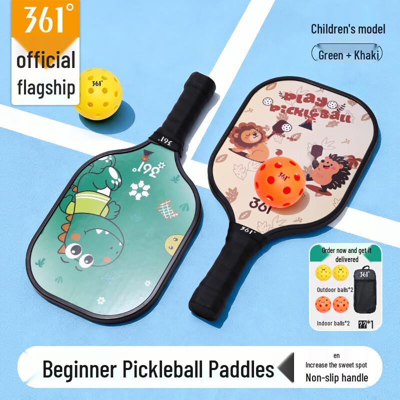 

361° Kids Wooden Pickleball Racket Set