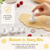 8pcs 8 Petals Shape Fondant Cutter Mold PP Biscuit Cutter Mold Cake Decorating Mold  Summer Baking