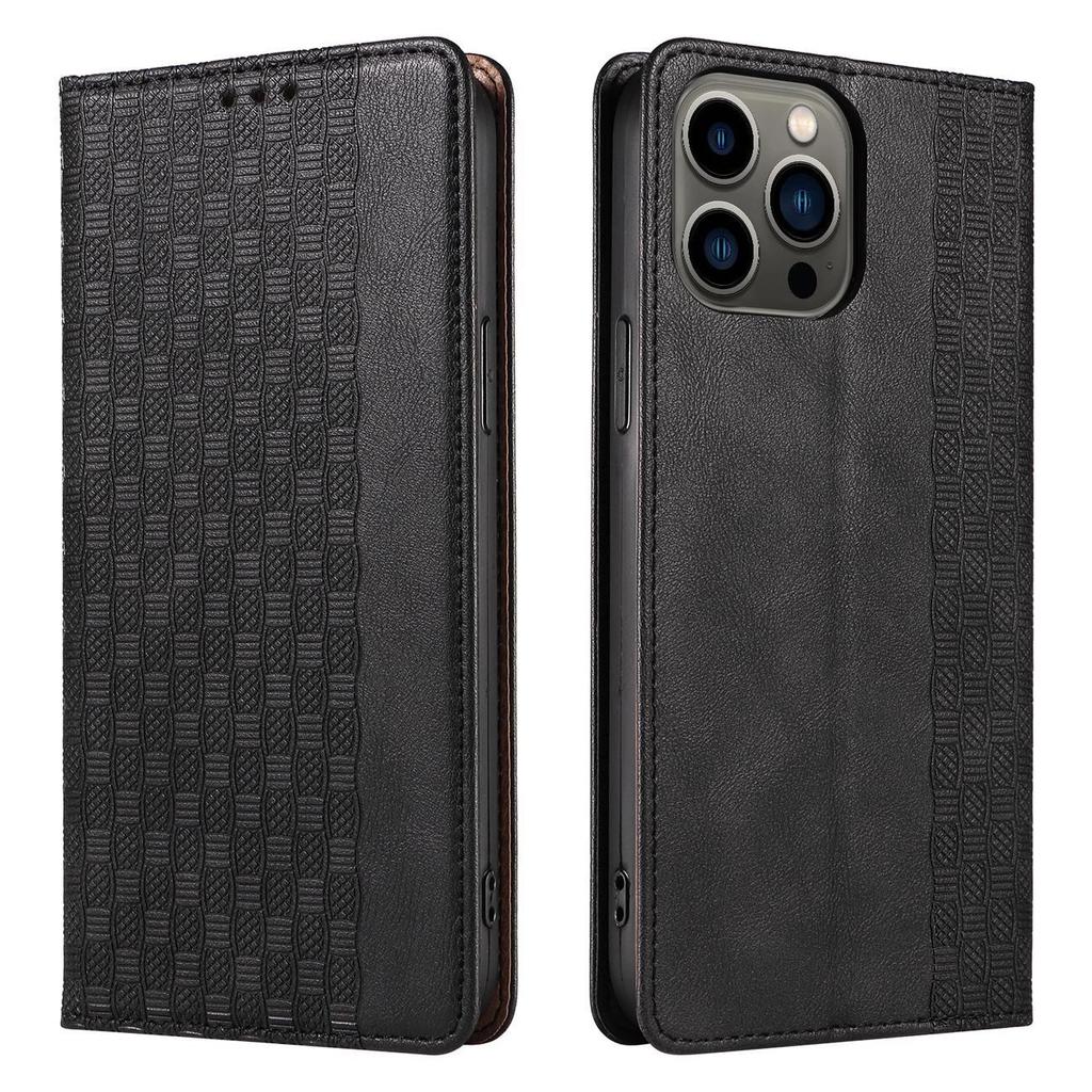 Magnet Strap Case Etui Do Iphone 12 Pro Pokrowiec Portfel + Mini Smycz Zawieszka Czarny