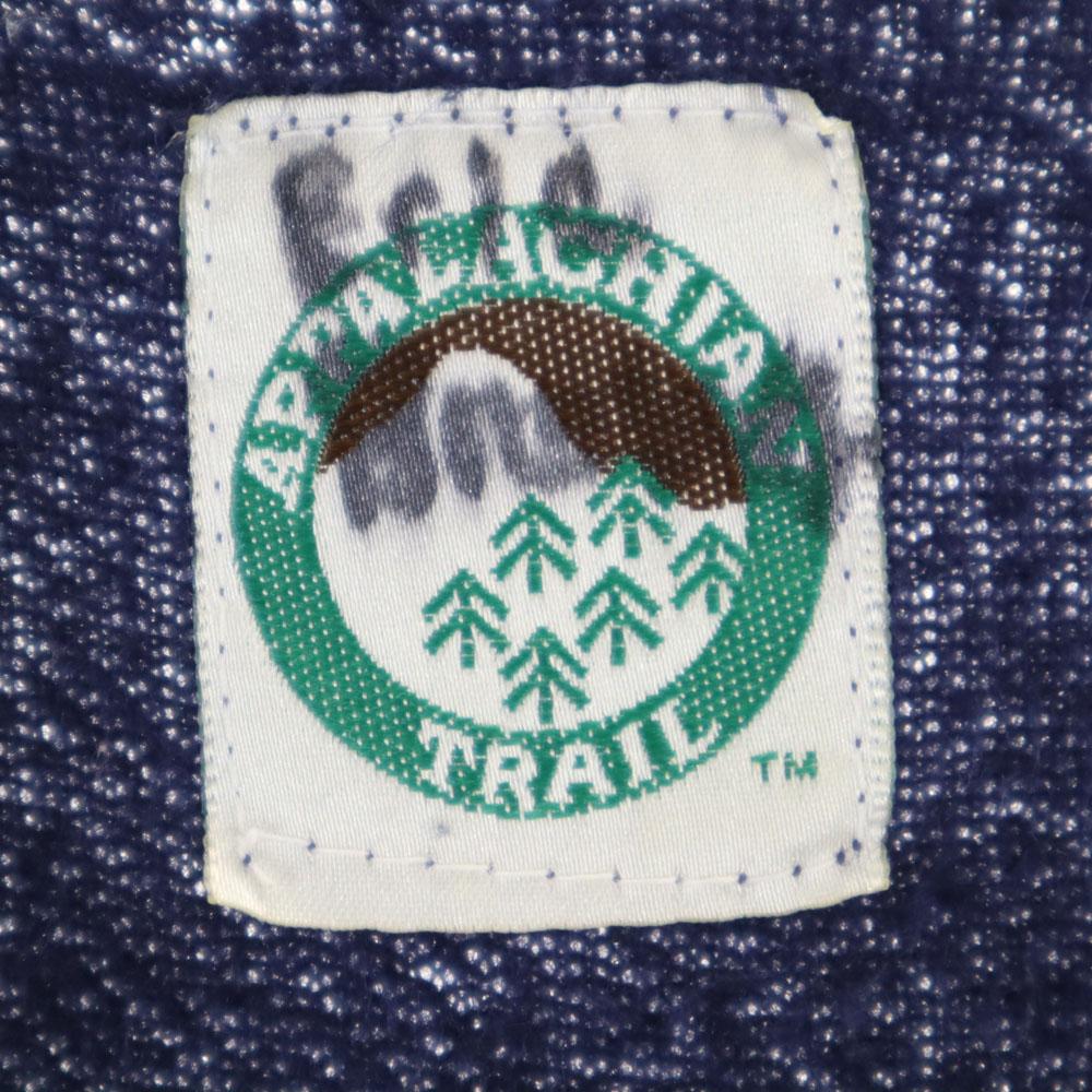 APPALACHIAN TRAIL 90s Old Long Sleeve Crazy Pattern Trainer Gray Sweat Men's Used