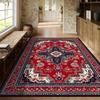 Japanese Style Cherry Blossom Rug Non Slip Washable Soft Floor Mat for Bedroom Living Room Kitchen Entryway Home Decor