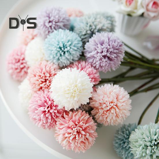 DYS Home Decor Künstliche Blume, elegante dekorative weiche Chrysanthemenblume