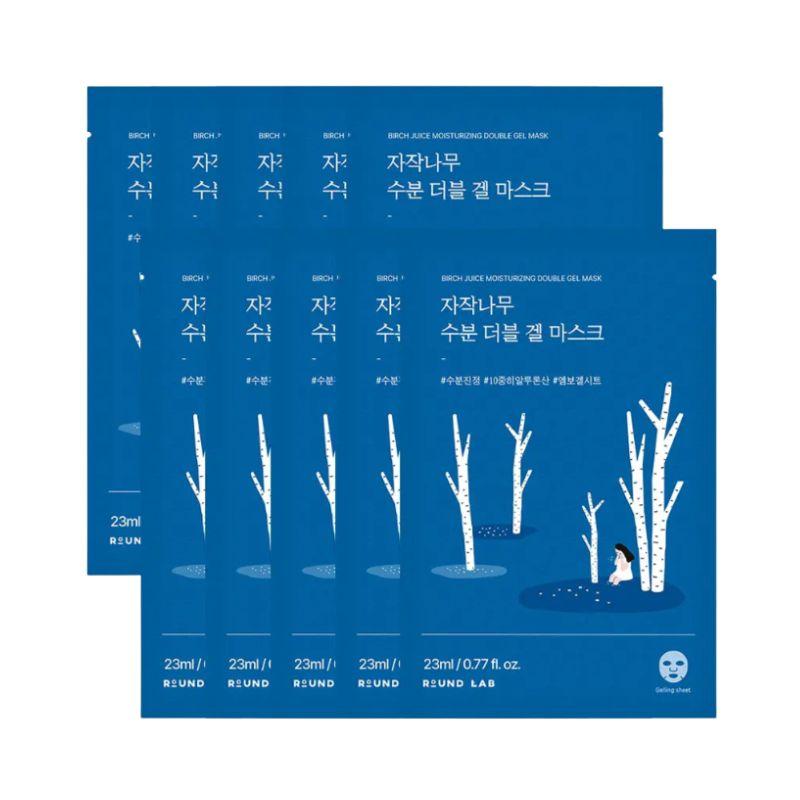 

ROUND LAB Birch Juice Moisturizing Double Gel Mask Set (10 Sheets) 1