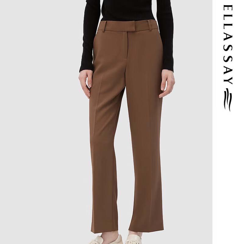 ELLASSAY Women's Autumn/Winter Business Commuter Ankle Trousers