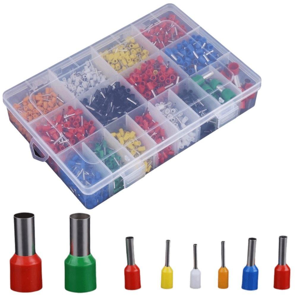 2120PCS Copper Wire Insulated End Terminal Wire Ferrules Terminals Kit  Motorcycle