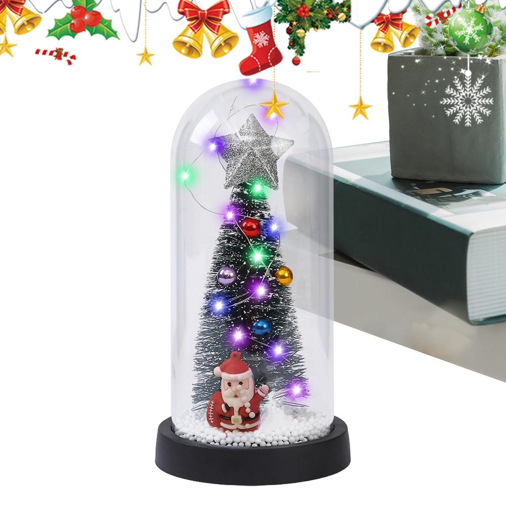 Christmas Tree Nightlight Christmas Tree Glowing Night Light With Acrylic Cover Artificial Christmas Tree Christmas Decor