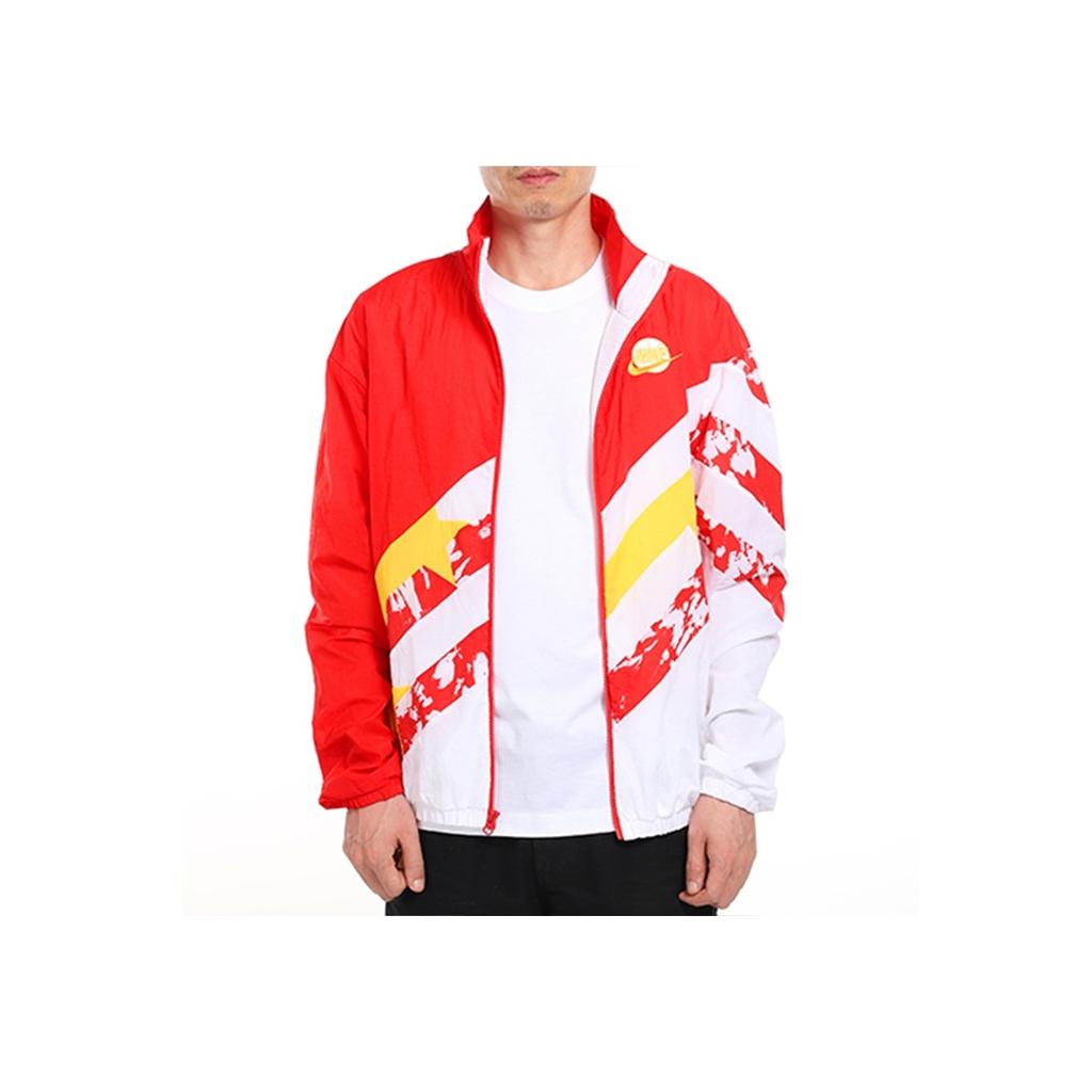 Nike Throwback Basketball Sports Long Sleeve Jacket Men Tops Amarillo-Yellow CK6622-658