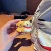 Line Art Dog Couple Magnetic Keychain & Stickers – Cute Cartoon Backpack Pendant