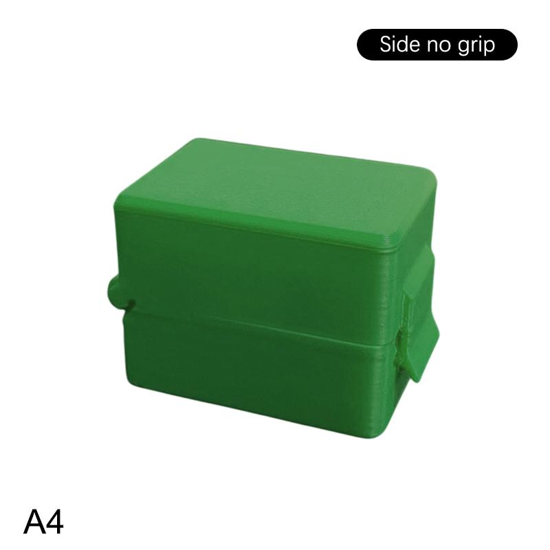 Guitar Pick Storage Box with Slot Organizer, Portable 3D Printed Pick Holder Case