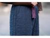 Winter Cotton Linen Women's Quilted Slimming Warm Pants