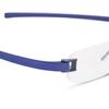 RSINC Combo Rimless Frame eyeglasses for unisex Silver Black-Blue Blue Tag A1 JL186703228918