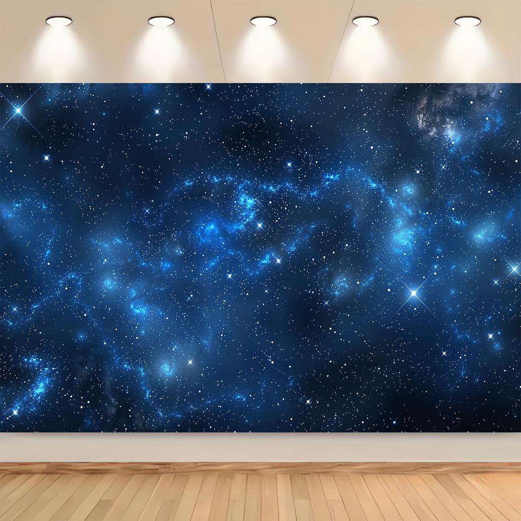 Galaxy Starry Sky Background - Starry Night Photography Background Home Decoration Wall Panel Multifunctional Room Decoration