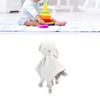 Baby Bath Towel, Baby Pacifier Towel, Plush Cartoon Doll, Infant Burp Cloth, Handkerchief, for Babies 3 Months and Up (Rabbit)