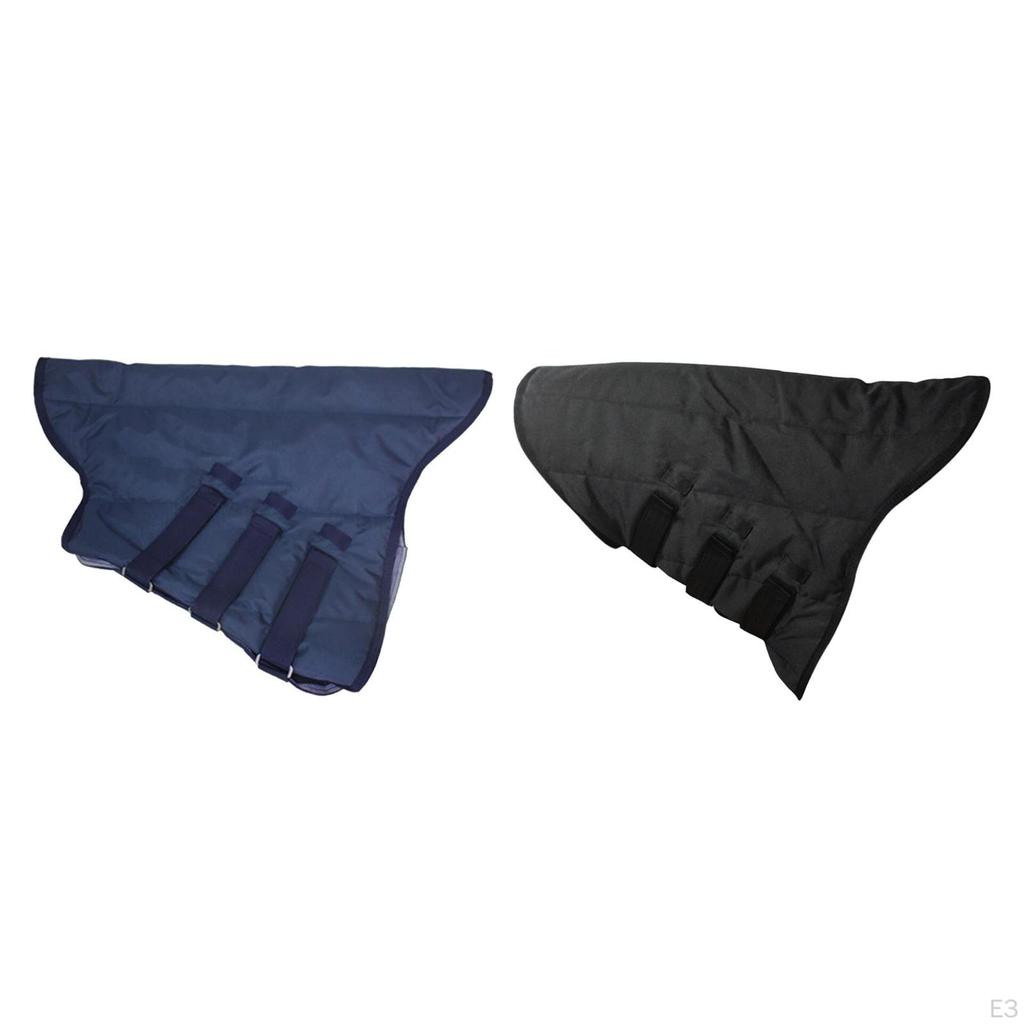 Κάλυμμα Προστασίας Λαιμού με Ρυθμιζόμενα Λουράκια για Ζεστασιά Εξοπλισμός Ιππασίας Πυκνωμένο Γεμισμένο
