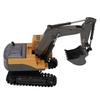 Remote Control Excavator Construction Toy Simulation Rechargeable Alloy RC Excavator Toy for