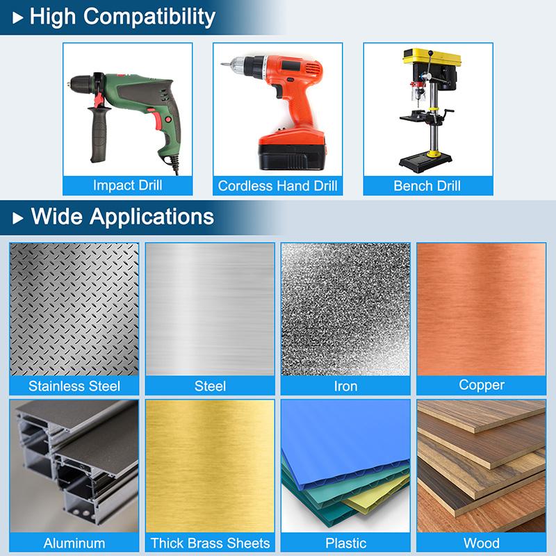 Uxcell 100mm Dia TCT Hole Saw Carbide Tip Core Drill Bit Cutter Tools Drilling for Stainless Steel Metal