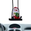 Cute Santa Claus Decoration Car Hanging Ornaments Auto Rearview Mirror Pendant Swinging Automobile Interior Styling Accessories