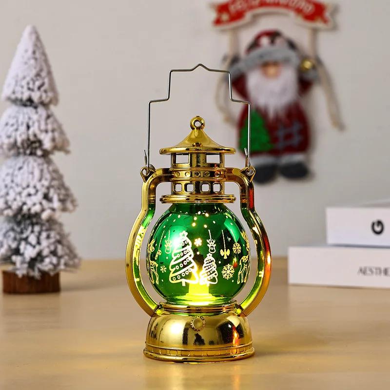 

2024 Рождественские украшения Уличный фонарь Рождественский декор для дома Нарядный ручной ночник