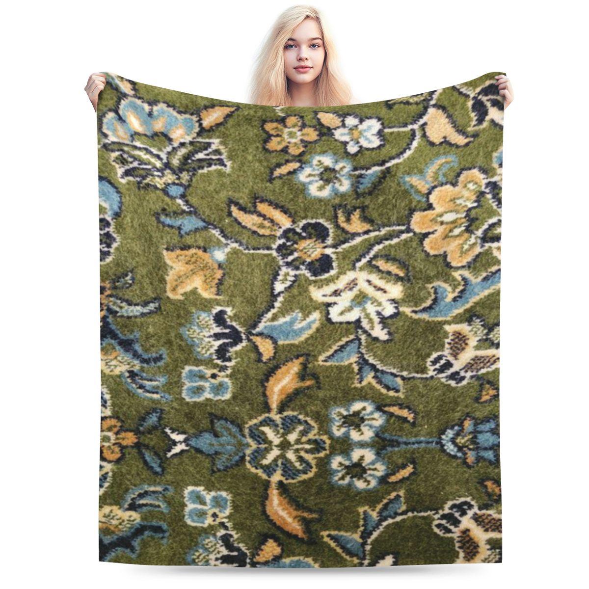 Madinah Rawdah Carpet Personalized Warm Gift An UltraSoft Micro Fleece Blanket 75x100cm 30x40in