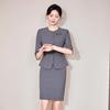 Women's Mid-Sleeve Professional Two-Piece Set for Spring/Summer/Autumn