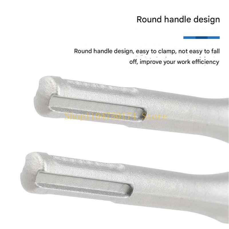 Professional Electric Drill Bit Hammer Drill Head Impact Round Handle Flat Nose for Breaking Wall top sale