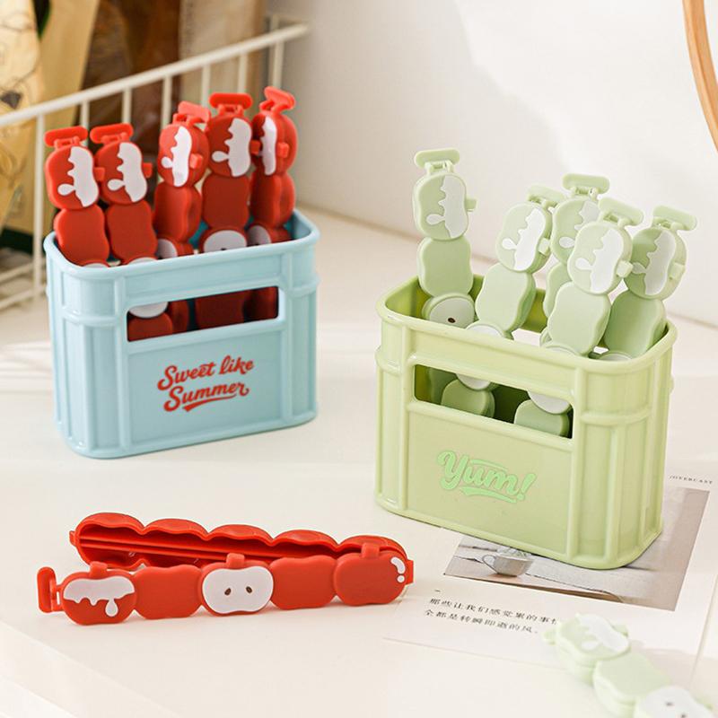 Magnetic Refrigerator Sealing Clip Creative Refrigerator Storage Box Household Snack Tea Sealing Clip