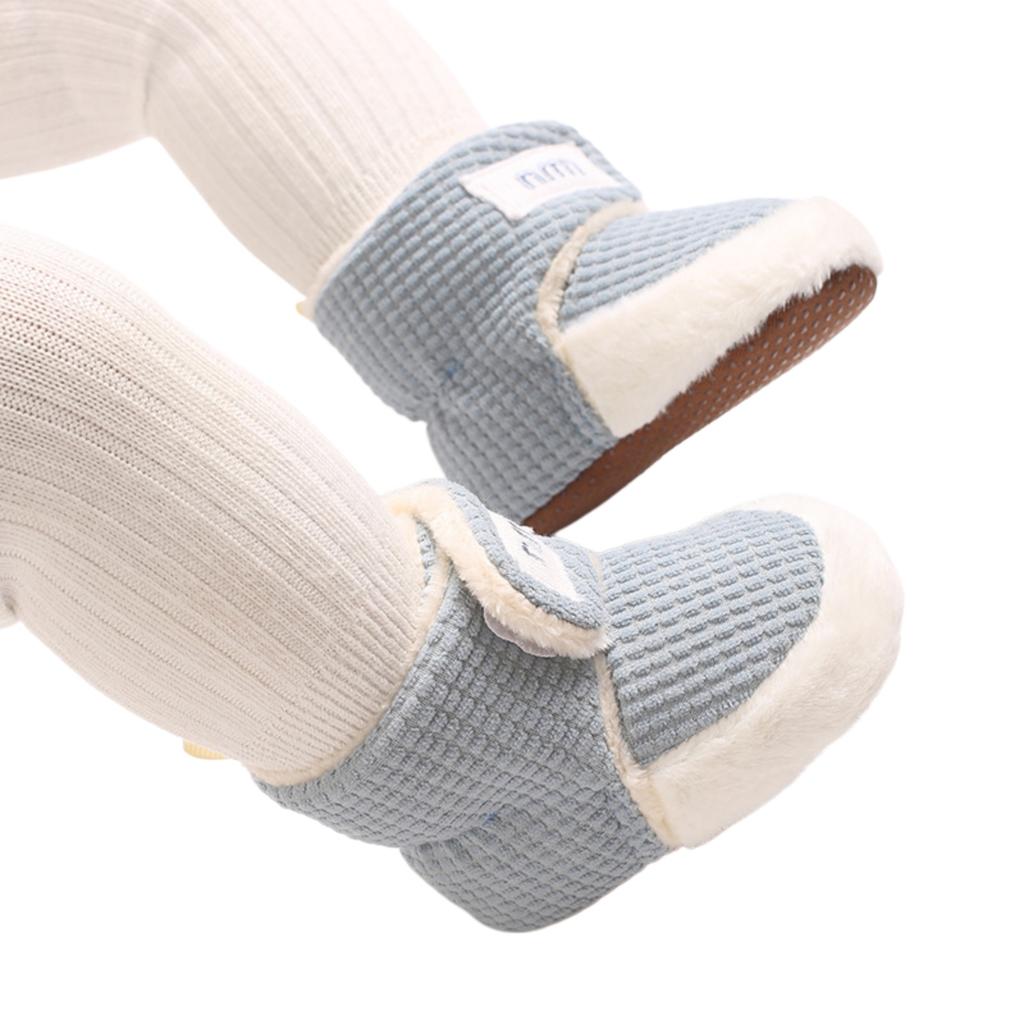 Thick Warm -Lined Cotton Baby Walking Shoes for Boys and Girls