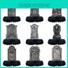 Tombstone Halloween Paper Honeycomb Decor With 9pcs For Haunted House Party